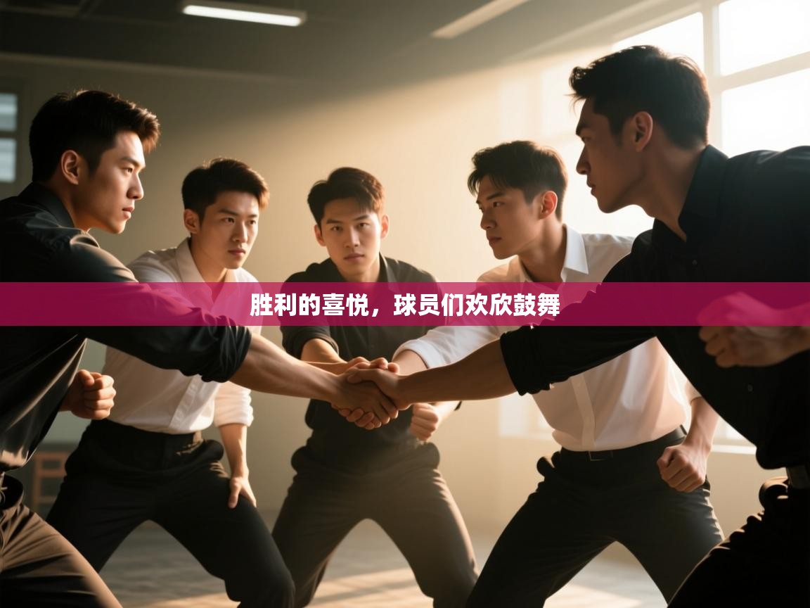 胜利的喜悦，球员们欢欣鼓舞